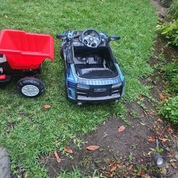 2  Kids Battery Car Or Truck Needs Charger 
