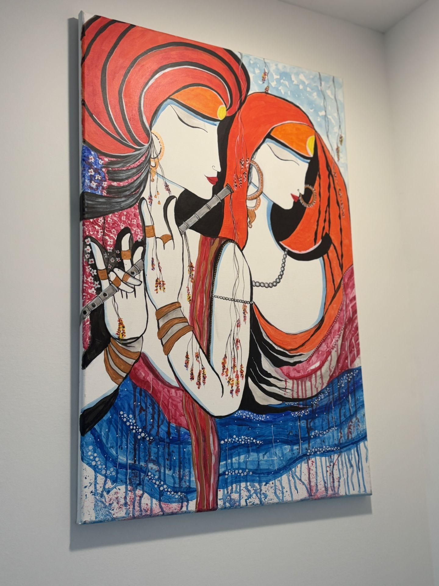 Beautiful Radha Krishna Painting