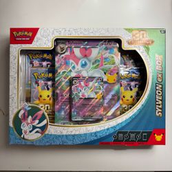 Pokemon 30th Celebration Sylveon EX box