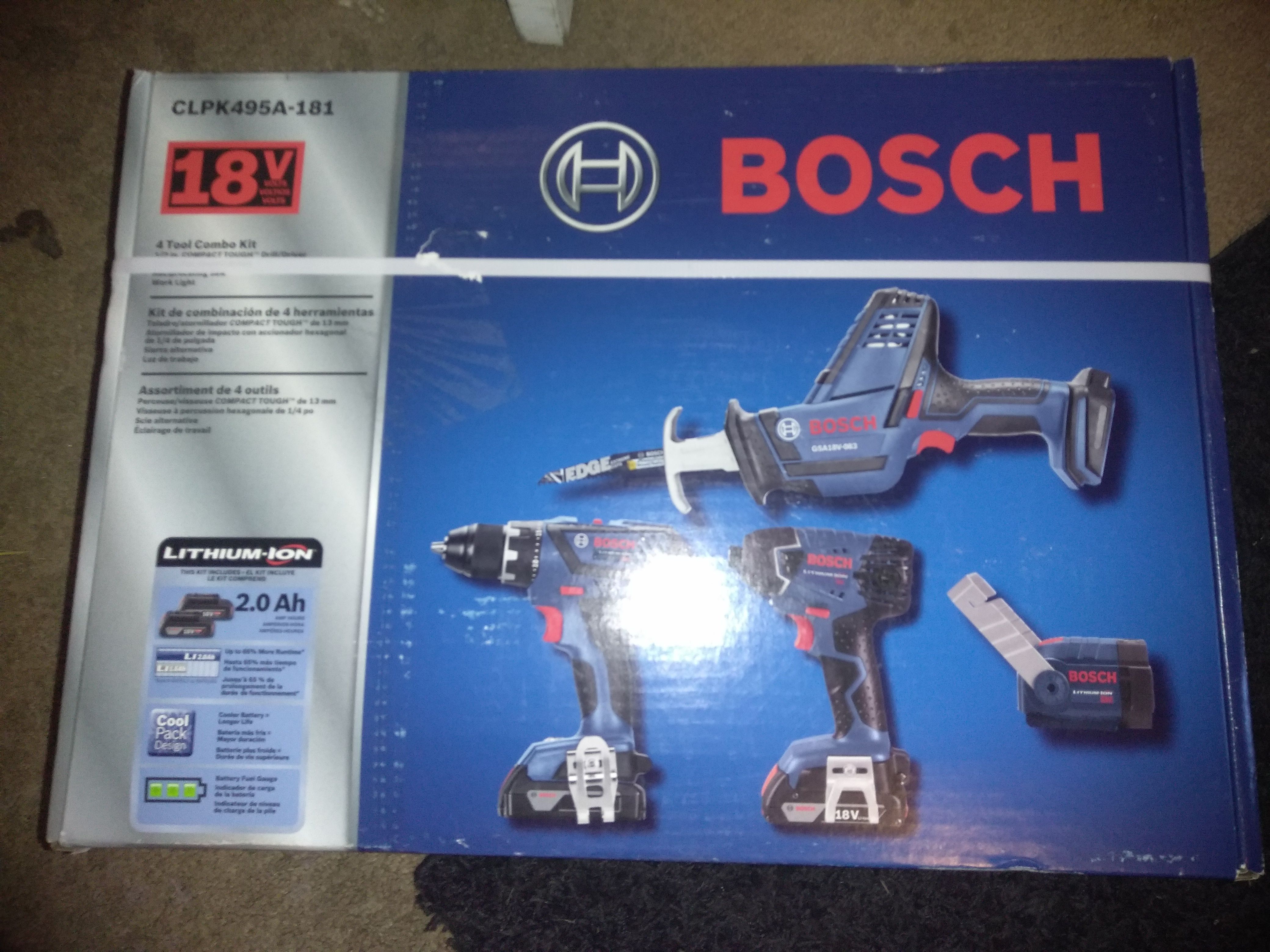 Bosch 4 tool kit