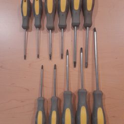 Torx And Square Drive Screwdriver Sets