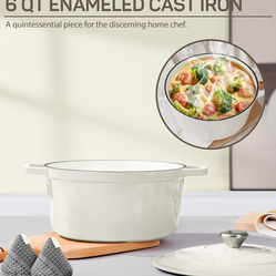 Non stick  Dutch oven cast iron pot with lid