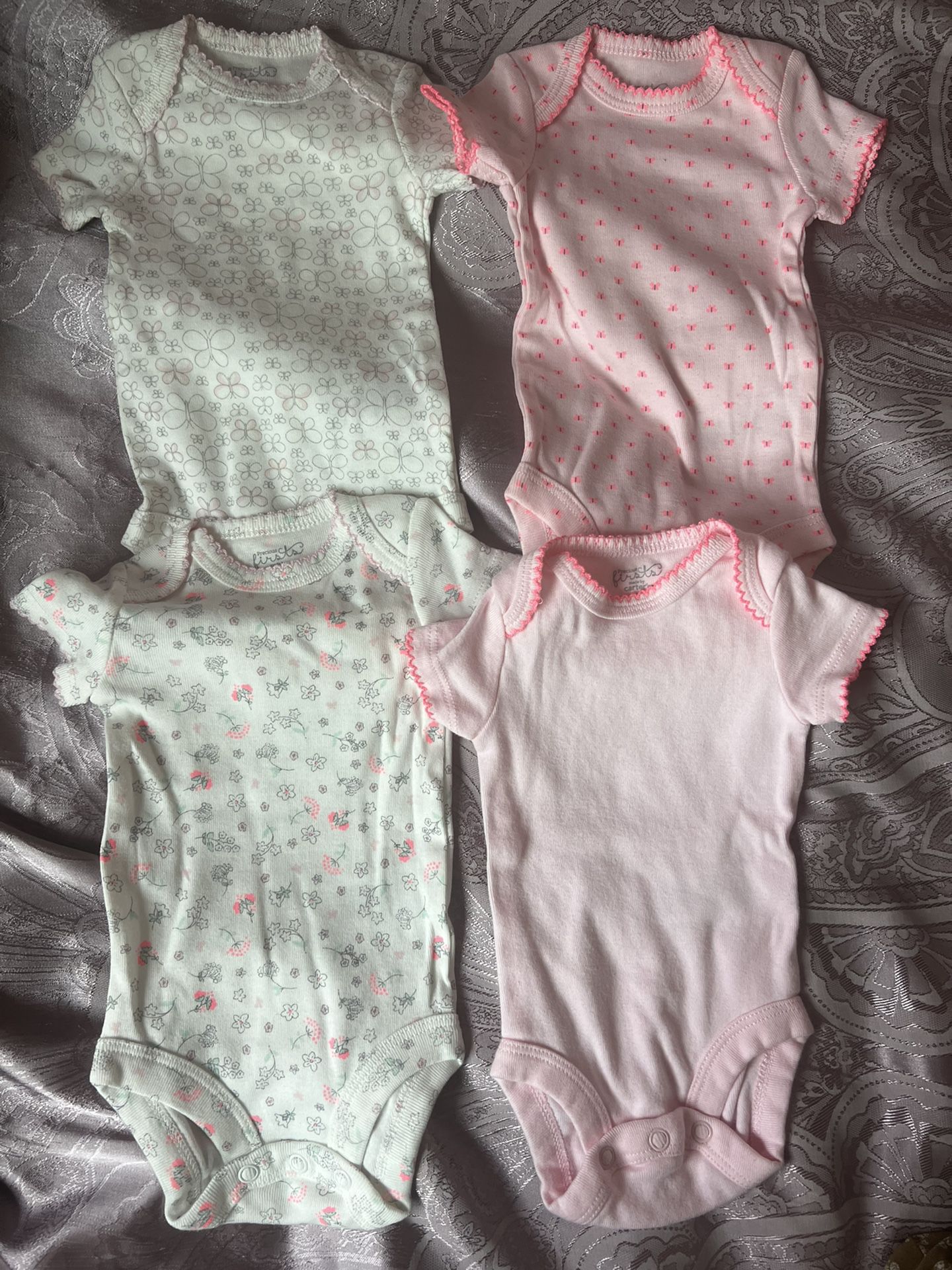 New Born Baby Girl Cloth 4 Pieces 