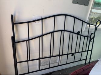 Wrought Iron headboard, footboard and rails - Restoration Hardware