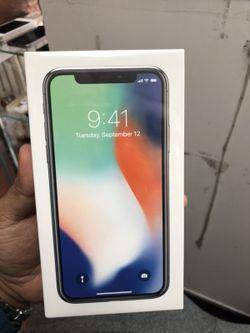 Sprint IPhone X 64gb New sealed in box