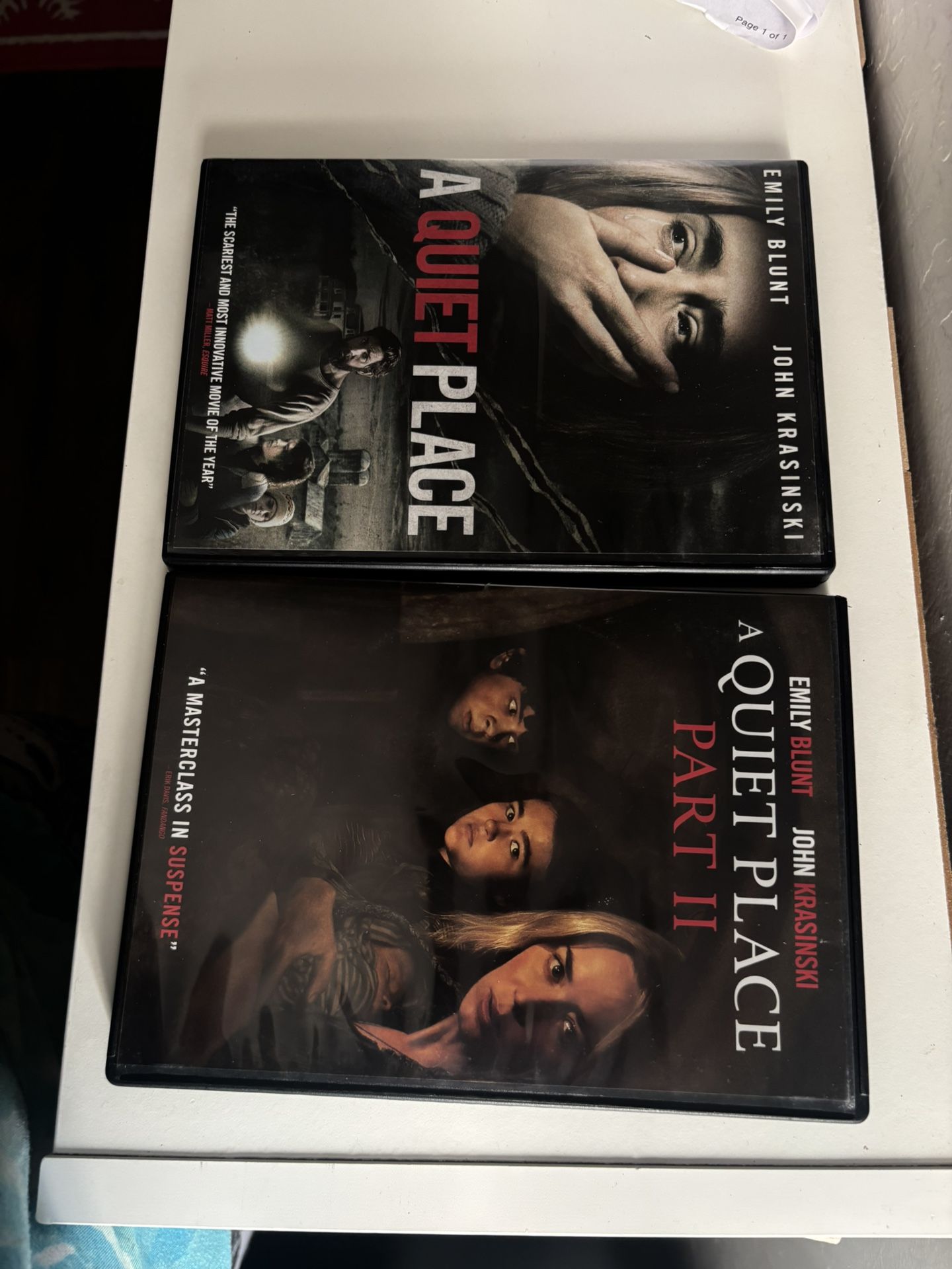 A Quiet Place 1 & 2