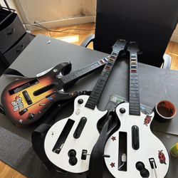 Guitar Hero Wii Guitars 