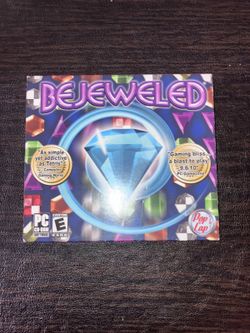 Untested Bejeweled Deluxe PC CD-ROM Popcap Games FOR WIN 98/Me/2000/XP