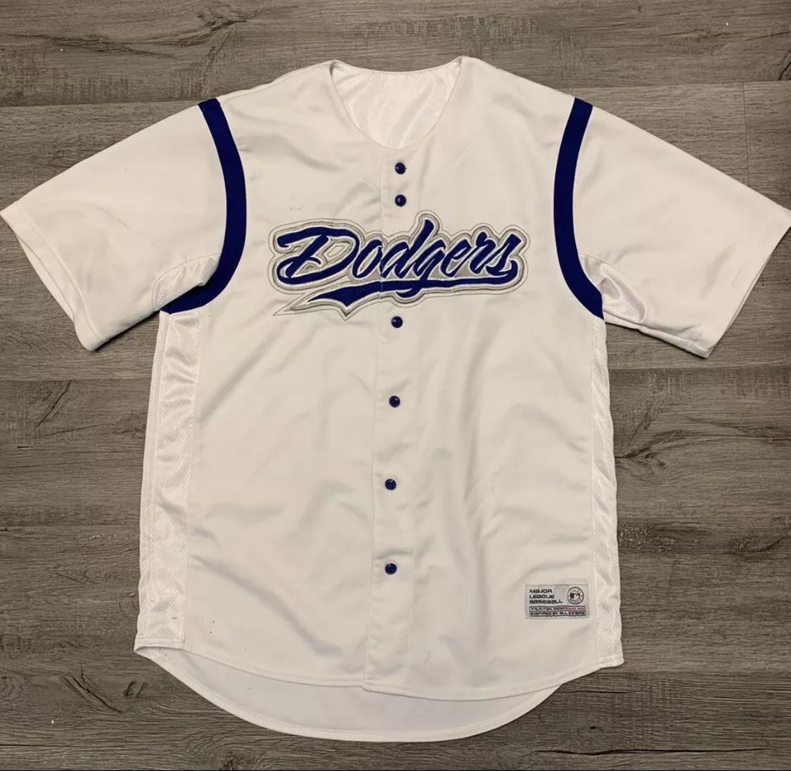 Los Angeles Dodgers MAJOR LEAGUE BASEBALL True Fan White Jersey Size L #800