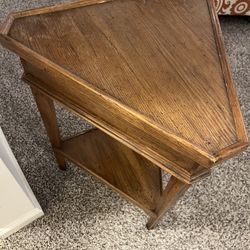 Triangular End Table 