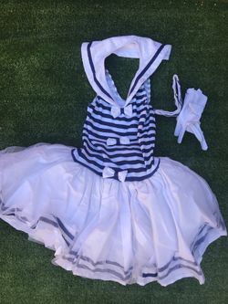 Navy girl costume for 6 year old
