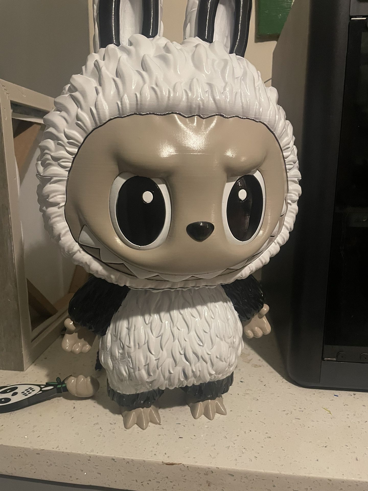 Labubu Panda 3D Printed 18 Inches Tall 