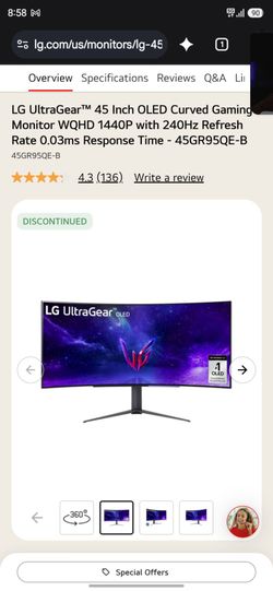 Ultrawide Curved Gaming Monitor