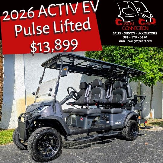 2026 Activ EV PULSE LIFTED GOLF CART