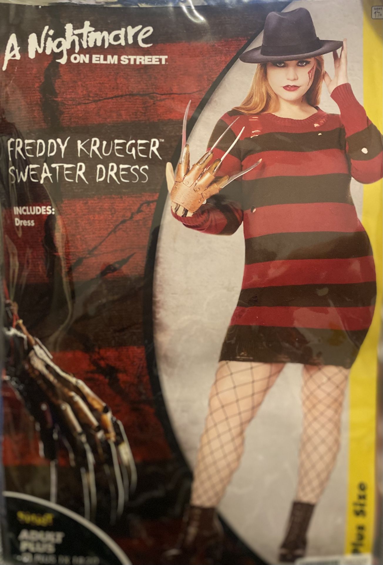 Freddy Krueger Sweater Dress & Hat