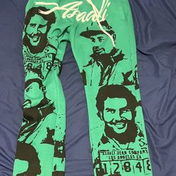 Green Aasaali Sweat Pants
