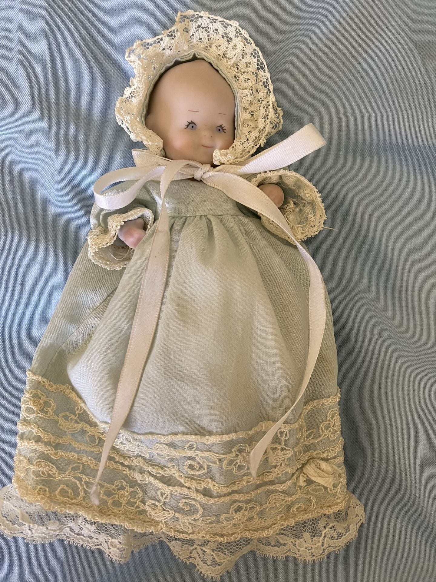 Sweet Face Porcelain Doll signed Polly Parkinson 1980s