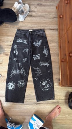 Young LA Large Black Jeans