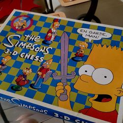 The SIMPSONS 3D CHESS SET