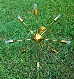 Gold Sputnik Chandelier Light Fixture