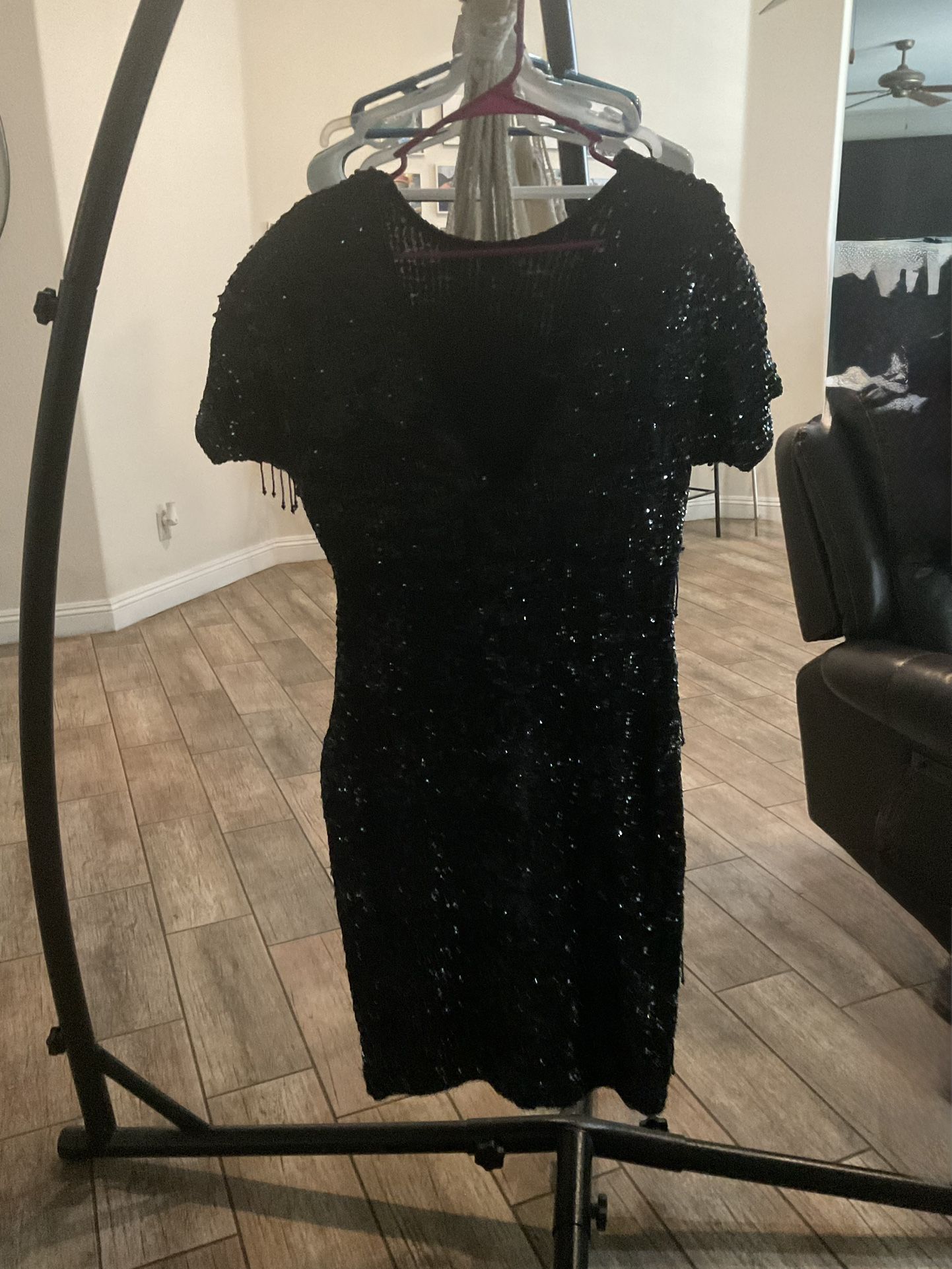 Vintage Sequin Evening Gown
