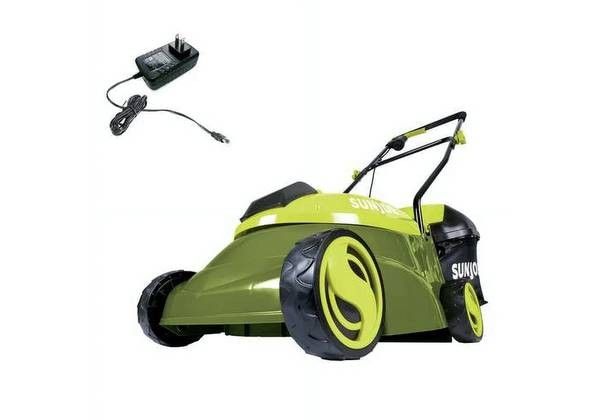 Like New Cordless Lawn Mower SunJoe 14 Inch, 24Volt Gallon