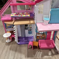 Gently Used Barbie Dream House for sale 