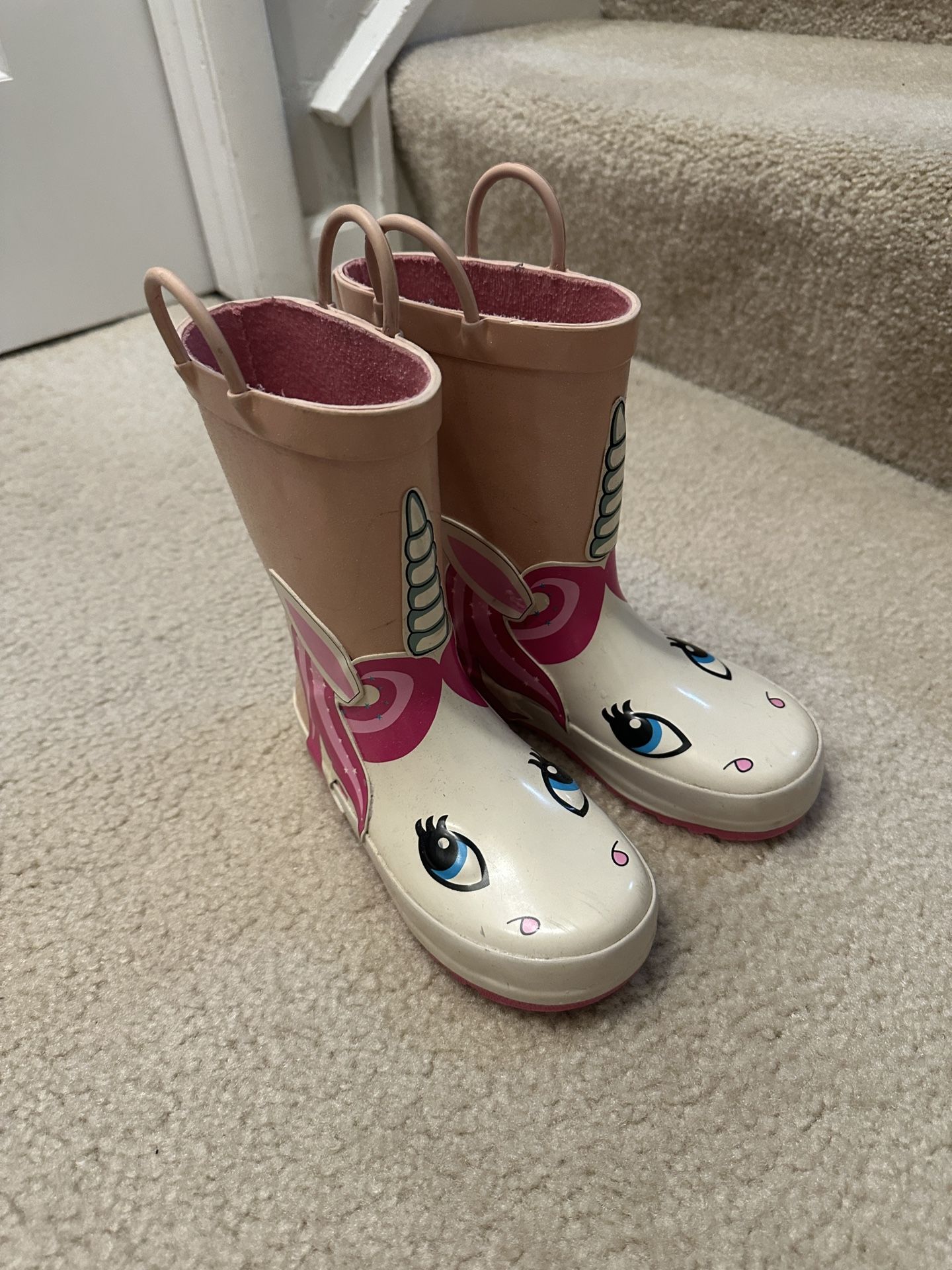 Kids Unicorn Rain Boots β Size 11