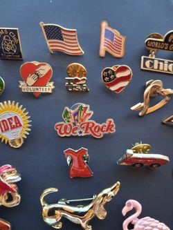 $10 for ALL 32 Vintage Pins