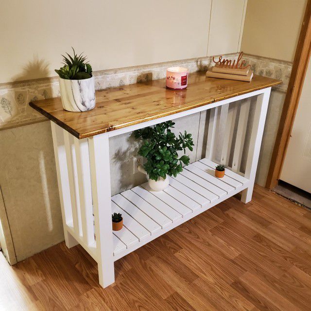 Cute, New, Just made.Coffee bar /Entry /Console /Accent table