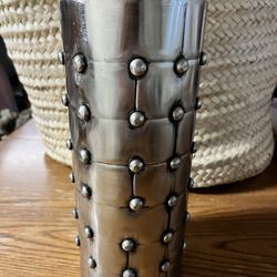 Metal candle pillar 4.5” X 10”