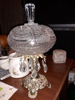 Antiques candy Cut crystal