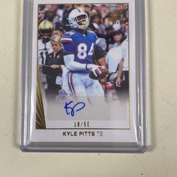 Kyle Pitts Autograph Card 18/50