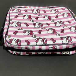 Hello Kitty Pink Travel Cosmetic / Toiletry Bag – Zippered, Lightweight