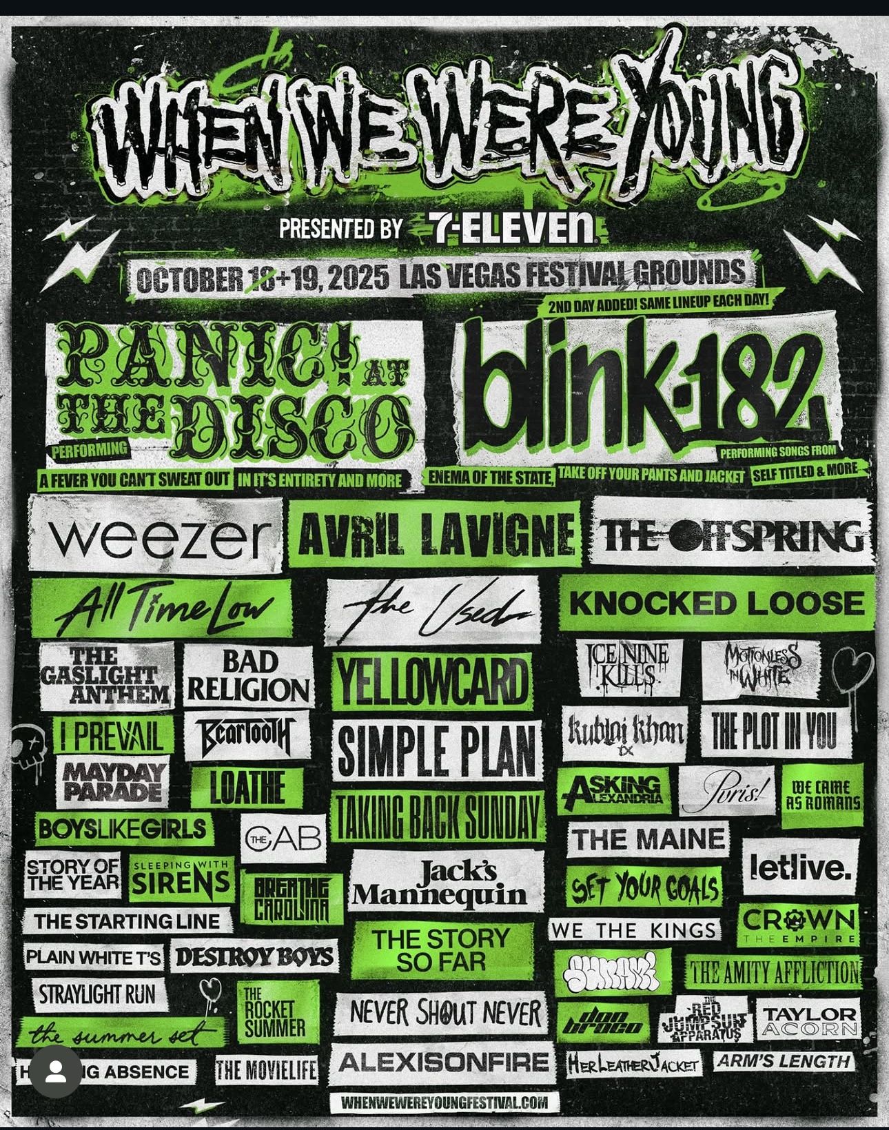 10/18 Saturday (1)  GA+ WHEN WE WERE YOUNG ticket!!
