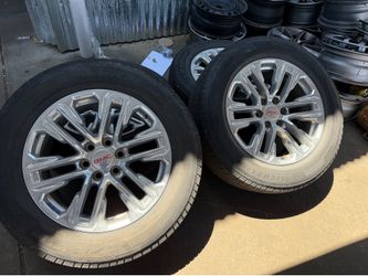 20” GMC POLISHED WHEELS OEM 275-60-20 Michelin Tires (4) Used Sierra Yukon Tahoe