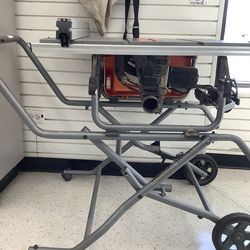 RIGID 10 INCH JOBSITE TABLE SAW