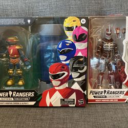Power Rangers Alpha 5 & Zordon w/Lord Zedd