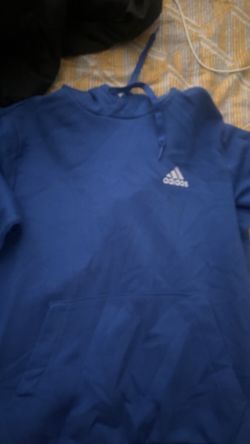 Blue Adidas hoodie