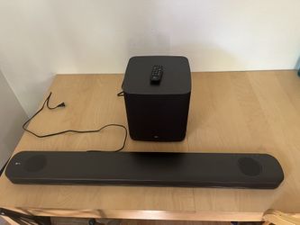 LG Soundbar and Wireless Subwoofer (SJ9 & SPJ9B-W)