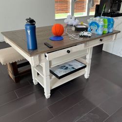 Solid Wood Dining Table 