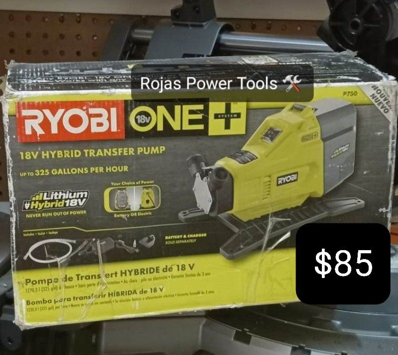 ryobi Water transfer pump for Sale in West Covina, CA - OfferUp