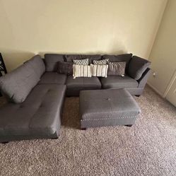 Charcoal Sectional Couch