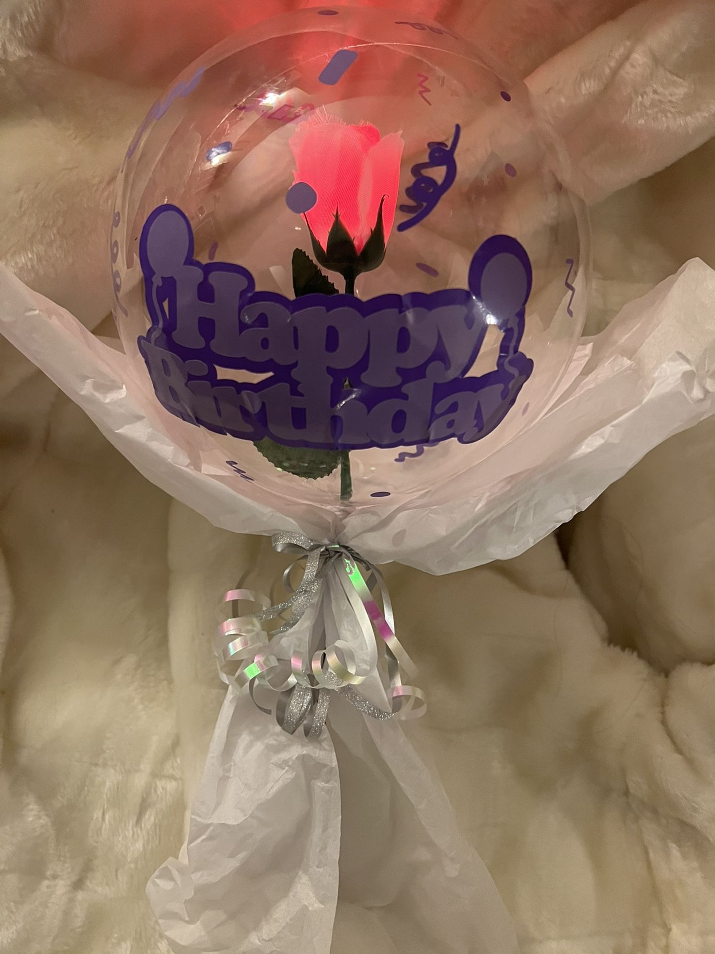 Happy Brithday Flower Balloon