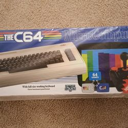 C64 Full Size USA Rare Variety Maxi System With 64 Built In Games
