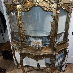 Spectacular Antique French Curio Cabinet
