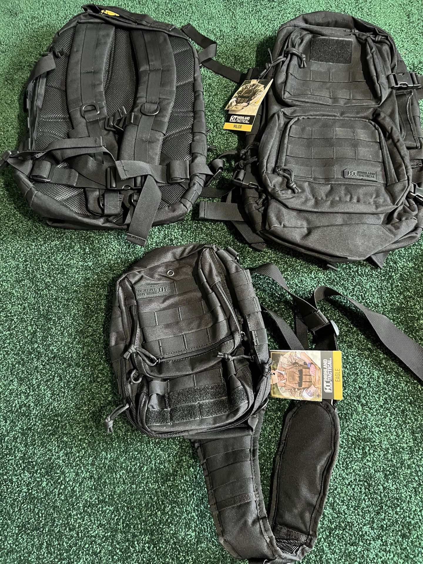 Backpacks, recon, new, $49 each, military grade