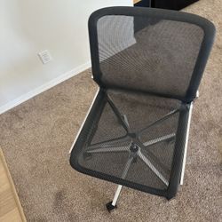 3 Armless Office Chairs