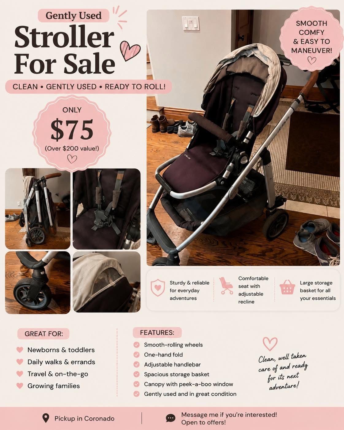 Uppa baby Cruz stroller