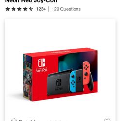 Nintendo Switch Console With 128GB SD CARD 